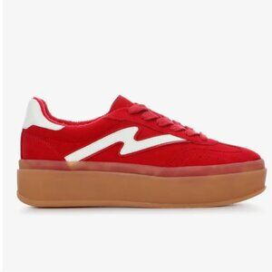 Madden Girl Red Platform Sneakers